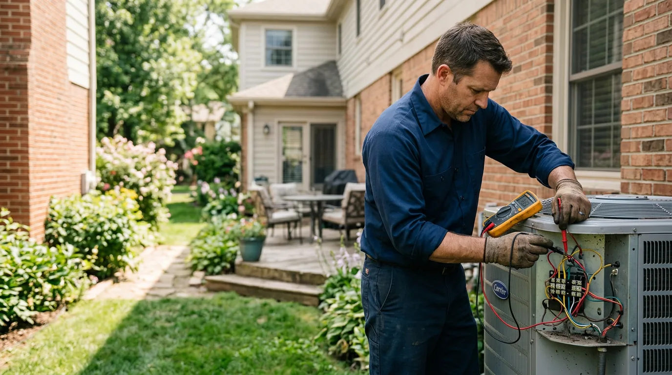 HVAC technician working near Pawleys Island, SC